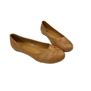 Valley Lane Tobacco Color Round Toe Flats 8.5W ~NWOT~
